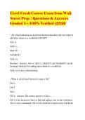 Excel Crash Course Study Package &ndash; Verified Content&comma; Exercises&comma; Full Coverage