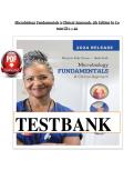 Test Bank&colon; Microbiology Fundamentals&colon; A Clinical Approach&comma; 3rd Edition by Cowan & Smith &lpar;2024 Release&rpar; - All Chapters &lpar;1-22&rpar;