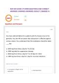 NUR 600 EXAM 2 PHARM QUESTIONS AND CORRECT ANSWERS &lpar;VERIFIED ANSWERS&rpar; 2026&sol;27 &vert; GRADED A&plus;