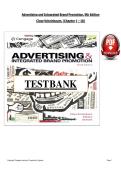 Test Bank&colon; Advertising and Integrated Brand Promotion&comma; 9th Edition by Thomas O&period; Guinn & Close Scheinbaum &lpar;All Chapters 1-18&rpar;