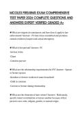 MCOLES FIREARMS EXAM COMPREHENSIVE TEST PAPER 2026 COMPLETE QUESTIONS AND ANSWERS EXPERT VERIFIED GRADED A&plus;