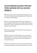 MCOLES FIREARMS EXAM FINAL PAPER 2026 TESTED QUESTIONS WITH FULL SOLUTION GRADED A&plus;