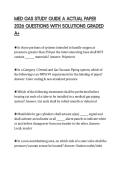 MED GAS STUDY GUIDE A ACTUAL PAPER 2026 QUESTIONS WITH SOLUTIONS GRADED A&plus;