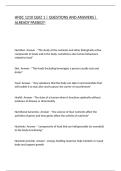 HNSC 1210 QUIZ 1 &vert; QUESTIONS AND ANSWERS &vert; ALREADY PASSED&excl;&excl;