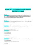 CDCR Sergeant Exam 2026&sol;2027 A&plus; Grade Questions and Answers Comprehensive Study Material
