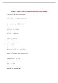 NP1 M2L4 Exam &vert; UPDATED Questions with 100&percnt; Correct Answers