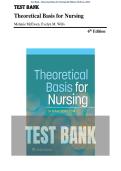 Test Bank - Theoretical Basis for Nursing 6th Edition &lpar; Melanie McEwen Evelyn M&period; Wills&comma; 2025&rpar; All Chapters 1-23&vert; Latest Edition