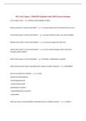 NP1 Unit 2 Exam &vert; UPDATED Questions with 100&percnt; Correct Answers
