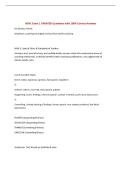 NSHC Exam &vert; UPDATED Questions with 100&percnt; Correct Answers