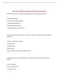 BUNDLE FOR NSHC EXAMS &vert; ALL Questions UPDATED with 100&percnt; Correct Answers &vert; Complete and Accurate
