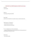 NSVT MOD 3 Test &vert; UPDATED Questions with 100&percnt; Correct Answers