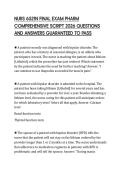 NURS 6521N FINAL EXAM PHARM COMPREHENSIVE SCRIPT 2026 QUESTIONS AND ANSWERS GUARANTEED TO PASS