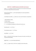 NSVT TEST 1 &vert; UPDATED Questions with 100&percnt; Correct Answers