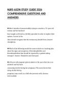 NURS 6521N STUDY GUIDE 2026 COMPREHENSIVE QUESTIONS AND ANSWERS