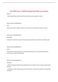 BUNDLE FOR NSVT EXAMS &vert; ALL Questions UPDATED with 100&percnt; Correct Answers &vert; Complete and Accurate