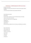 NUR 233 Exam 1 &vert; UPDATED Questions with 100&percnt; Correct Answers