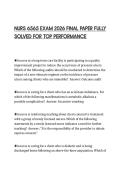 NURS 6565 EXAM 2026 FINAL PAPER FULLY SOLVED FOR TOP PERFORMANCE