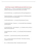 NUR 370 Exam 1 Content &vert; UPDATED Questions with 100&percnt; Correct Answers