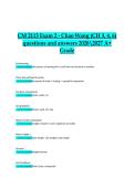 CM 2113 Exam 2 Chao Wang Chapters 3&comma; 4&comma; 6 2026&sol;2027 A&plus; Grade Questions and Answers Study