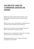 OHIO MPJE STUDY GUIDE 2026 COMPREHENSIVE QUESTIONS AND ANSWERS