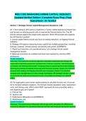 WGU C202 MANAGING HUMAN CAPITAL EXAM 2026&sol;2027 &vert; Verified Questions and Answers &vert; A&plus; Grade Edition &vert; Pass Guaranteed