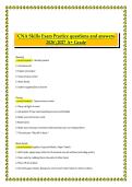 CNA Skills Exam Practice 2026&sol;2027 A&plus; Grade Questions and Answers Comprehensive Study Material
