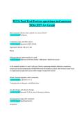 FCCS Post Test Review 2026&sol;2027 A&plus; Grade Questions and Answers Comprehensive Study Material
