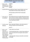CS6250 Module 9 Practice Exam Guide 2026