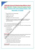 NURS 6501 ADVANCED PATHOPHYSIOLOGY WALDEN UNIVERSITY MIDTERM Test Exam Questions And Correct Answers &lpar;Verified Answers&rpar; Plus Rationales 2026 Q&A&period;