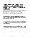 STATE BOARD IBEC STUDY GUIDE QUESTIONS AND ANSWERS WITH COMPLETE SOLUTIONS GUARANTEED SUCCESS&excl;&excl;&excl;