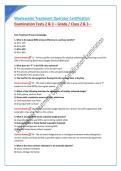 WASTEWATER PRACTICE TEST &lpar;FLORIDA&rpar; ENGLISH EXAM QUESTIONS AND CORRECT ANSWERS