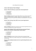 NUR 521 Exam 4 Blueprint Practice Questions and Answers &vert; 2026 Updated &vert; 100&percnt; Correct - University of Alabama&period;