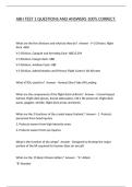 ABH TEST 1 QUESTIONS AND ANSWERS 100&percnt; CORRECT&period;