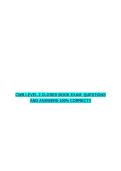 CWB LEVEL 1 INSPECTOR - BASIC WELDING INSPECTION FINAL EXAM BUNDLE&lpar;COMPLETE PACKAGE DEAL&rpar;QUESTIONS AND ANSWERS 100&percnt; CORRECT 