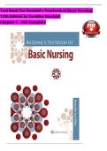 Test Bank for Rosdahl's Textbook of Basic Nursing&comma; 12th Edition by Caroline Rosdahl &vert; Chapters 1-103 &vert; Questions & Answers &vert; LPN&sol;LVN Fundamentals & NCLEX-PN&reg; Exam Prep PDF