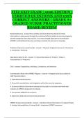 FITZ Exit Exam 2025&sol;2026 &vert; Nurse Practitioner Program &vert; Complete Exam Material with Verified Questions and 100&percnt; Correct Answers