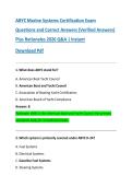 bundle for ABYC Marine Systems Certification Exam Questions and Correct Answers &lpar;Verified Answers&rpar; Plus Rationales 2026 Q&A &vert; Instant Download Pdf