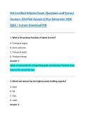 ISA Certified Arborist Exam Questions and Correct  Answers &lpar;Verified Answers&rpar; Plus Rationales 2026  Q&A &vert; Instant Download Pdf