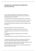 NUR 3805 EXAM 1 QUESTIONS AND ANSWERS WITH COMPLETE SOLUTION&period;
