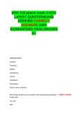 NSG 318 pharm exam 4 GCU LATEST QUESTIONSAND VERIFIED CORRECT ANSWERS 100- GUARANTEED PASS&period;docx