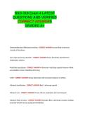 NSG-318 Exam 4 QUESTIONS AND VERIFIED CORRECT ANSWERS LATEST 2026-2027 GRADED A&plus;&period;