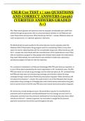 CSLB C10 Test 1 2025&sol;2026 &vert; Electrical Contractor Licensing Course &vert; Practice Exam with 120 Questions and Verified Answers