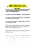 AAPD Oral Board Exam Study Questions and Complete Solutions 2026&sol;2027