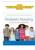 Test Bank for Pediatric Nursing&colon; A Case-Based Approach&comma; 1st Edition &lpar;Tagher&comma; 2026&rpar;&comma; Chapter 1-34 &vert; All Chapters
