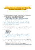 NURS 480&colon; COMMUNITY HEALTH NURSING EXAM 2 V2 2026&sol;2027 &vert; WEST COAST UNIVERSITY &lpar;WCU&rpar; &vert; 100&percnt; VERIFIED QUESTIONS & ANSWERS &vert; GROUP PERFORMANCE PROFILE ALIGNMENT &vert; TOP RATED