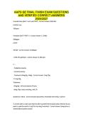 AAPD QE FINAL FINISH EXAM QUESTIONS AND VERIFIED CORRECT ANSWERS 2026&sol;2027