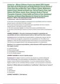 Criminal Law &ndash; Offenses & Defenses Practice Exam Updated 2026 &vert; Complete Study Guide with Verified Questions and Detailed Rationales Covering Elements of Crimes &lpar;Actus Reus and Mens Rea&rpar;&comma; Types of Offenses &lpar;Felonies&comma; Misdemeanors&comma; Inchoate Crimes&rpar;&comma; Homici