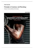 Test Bank - Principles of Anatomy and Physiology&comma; 16th Edition &lpar;Tortora&comma; 2021&rpar;&comma; Chapter 1-29 &vert; All Chapters