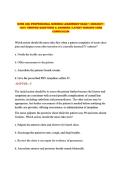 NURS 480&colon; PROFESSIONAL NURSING BUNDLE 2026&sol;2027 &vert; COMPLETE EXAM SERIES
