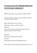 PN 4003 EXAM 2026 PREMIUM REVIEW SET WITH DETAILED ANSWER KEY